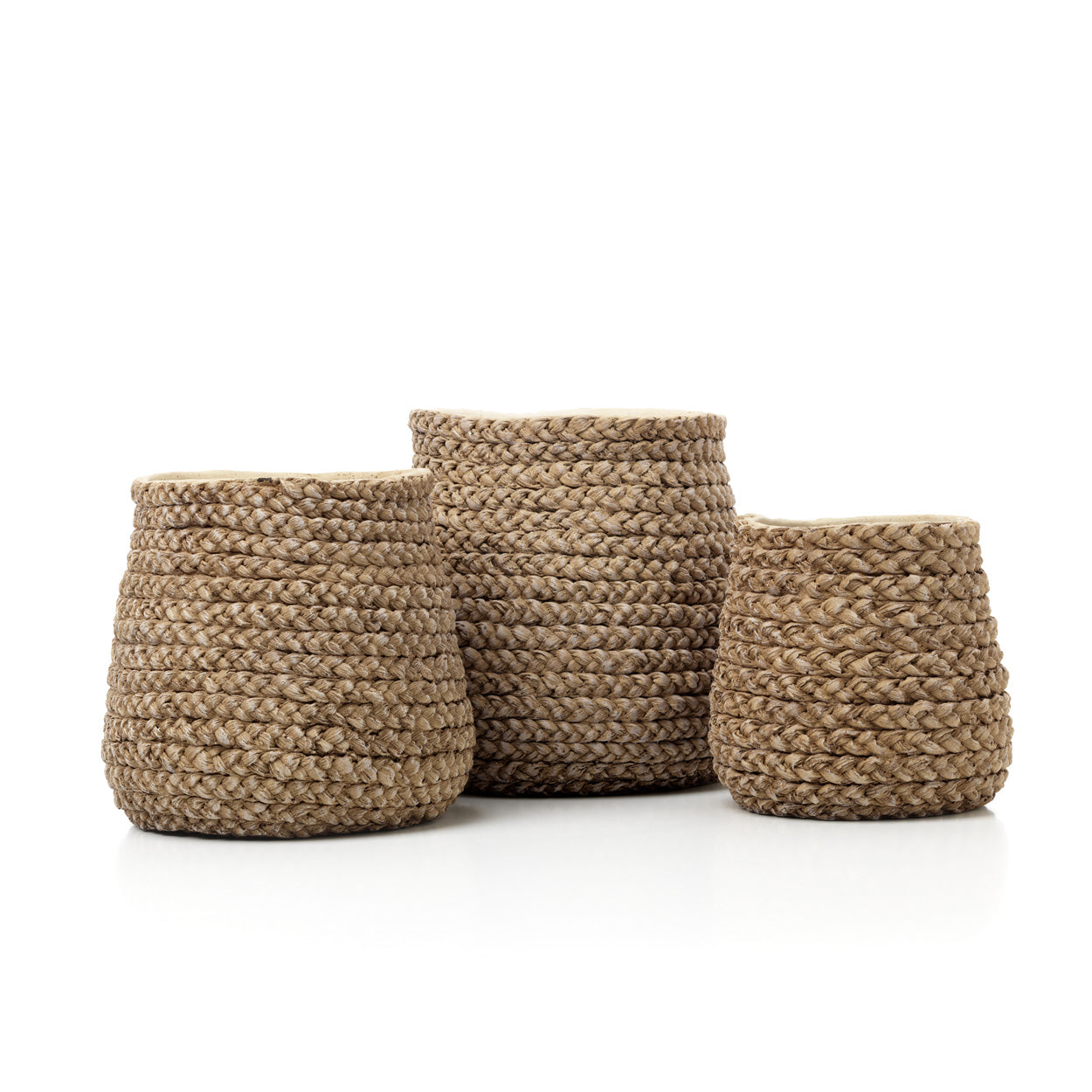 Cache-pot Braided en béton 23 cm, vue 5