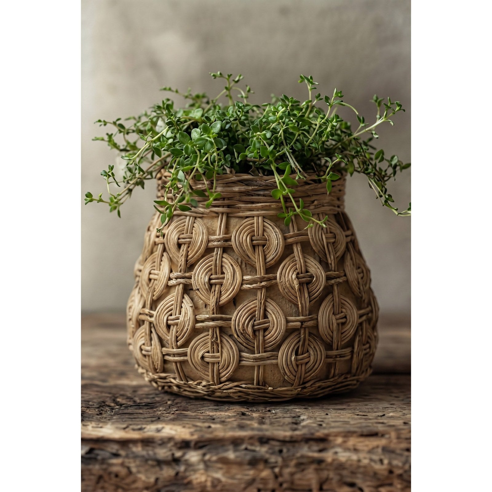 Cache-pot Knot en béton 18 cm, vue 4