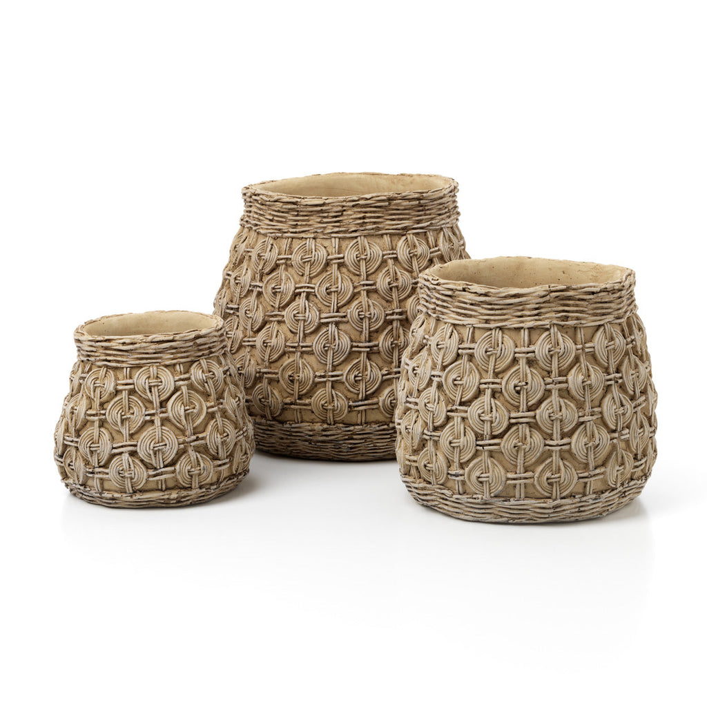 Cache-pot Knot en béton 18 cm, vue 7