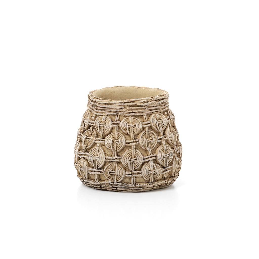 Cache-pot Knot en béton 18 cm