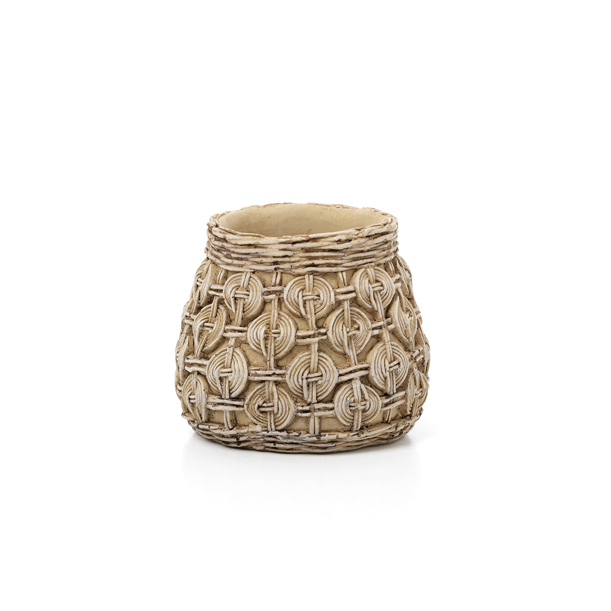 Cache-pot Knot en béton 18 cm
