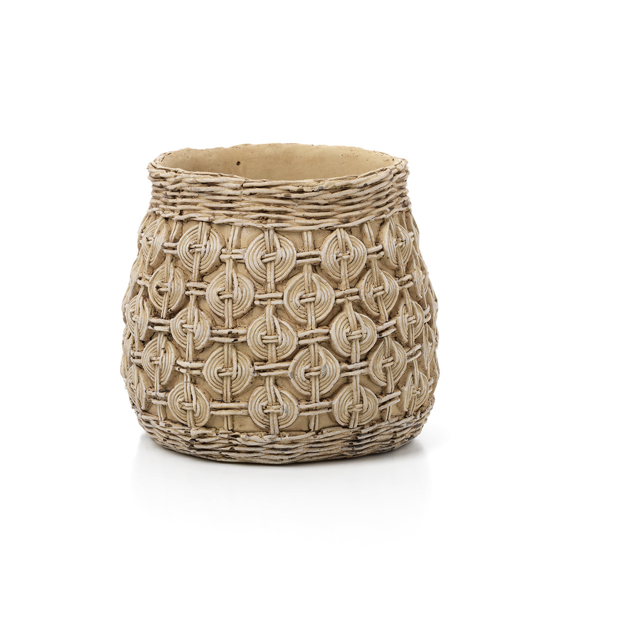 Cache-pot Knot en béton 23 cm