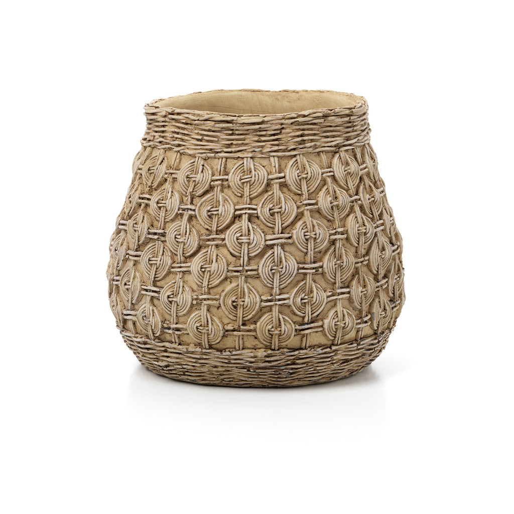 Cache-pot Knot en béton 28 cm