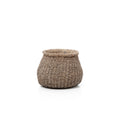 Cache-pot Puff en béton brun 17 x 13 cm