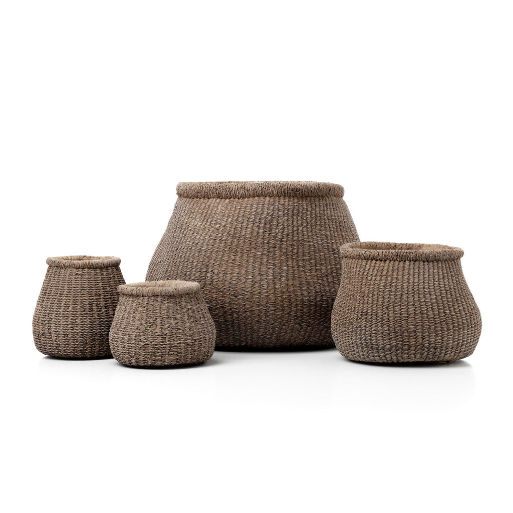 Cache-pot Puff en béton brun 17 x 16 cm, vue 4