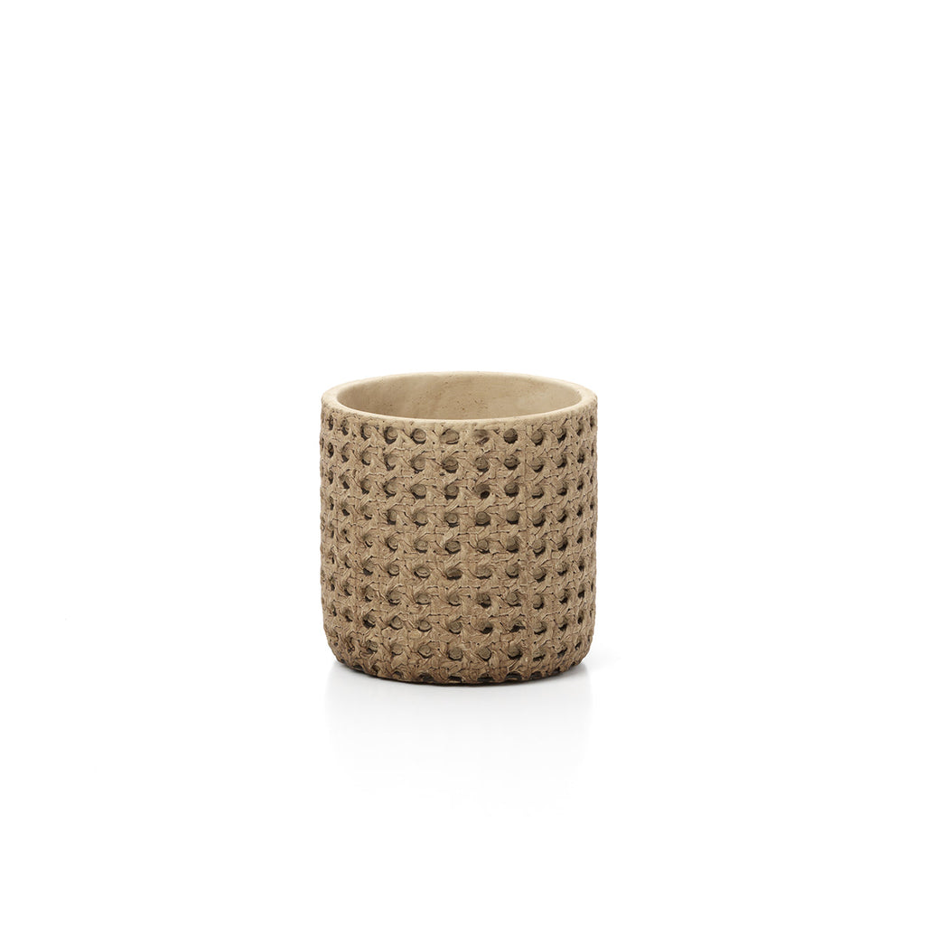Cache-pot RattanRock en béton 12 cm