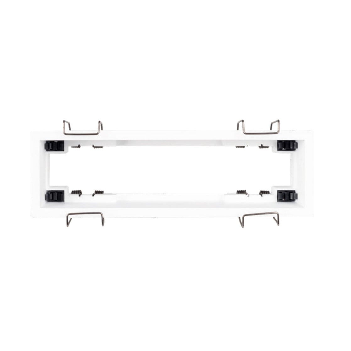 Cadre encastré Modular blanc seul avec ses quatre ressorts de maintien