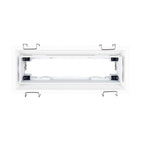 Cadre de spot encastré Modular blanc vide avec ses clips intérieurs pour le module et ses ressorts