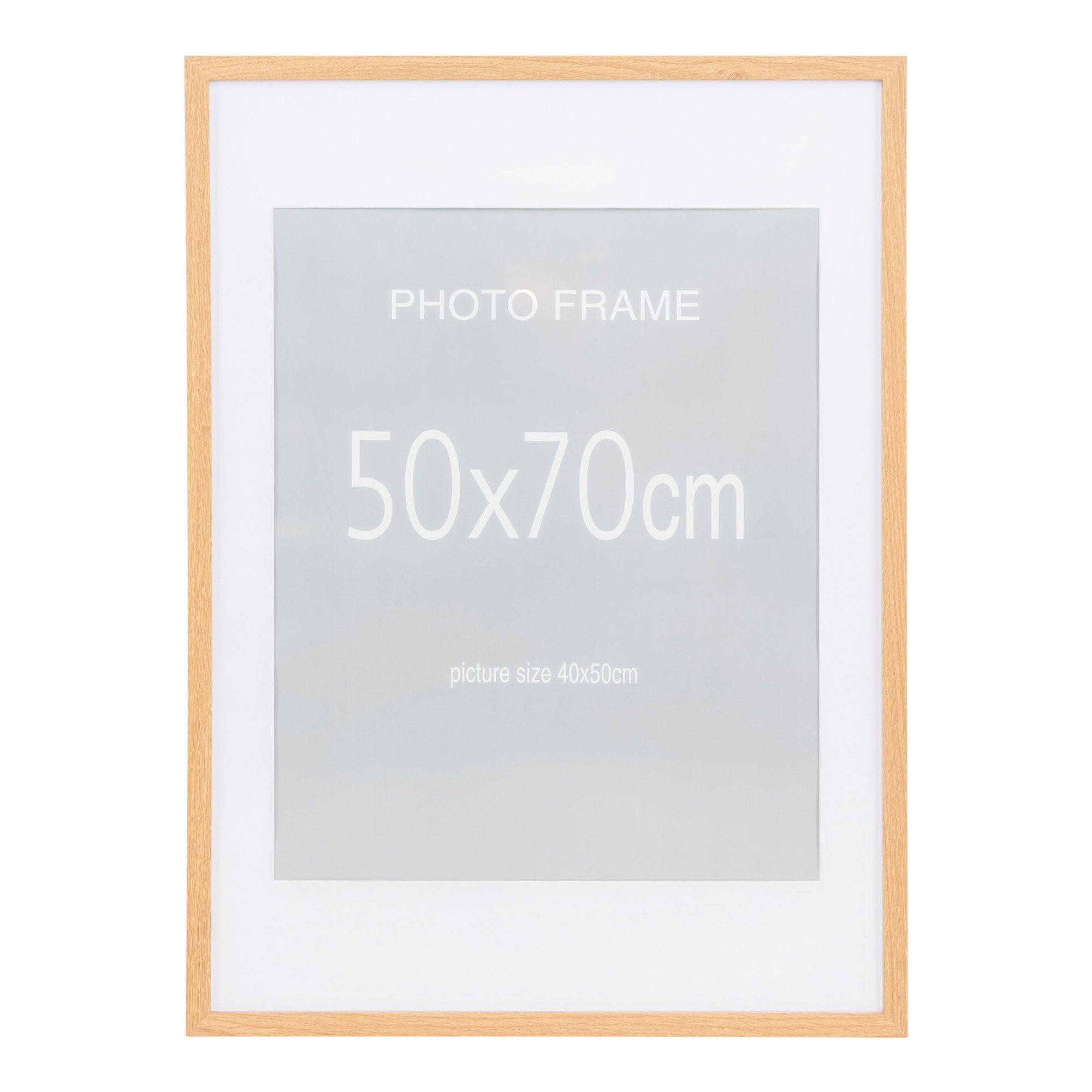 Cadre photo Marbella naturel 50x70 cm lot de 5