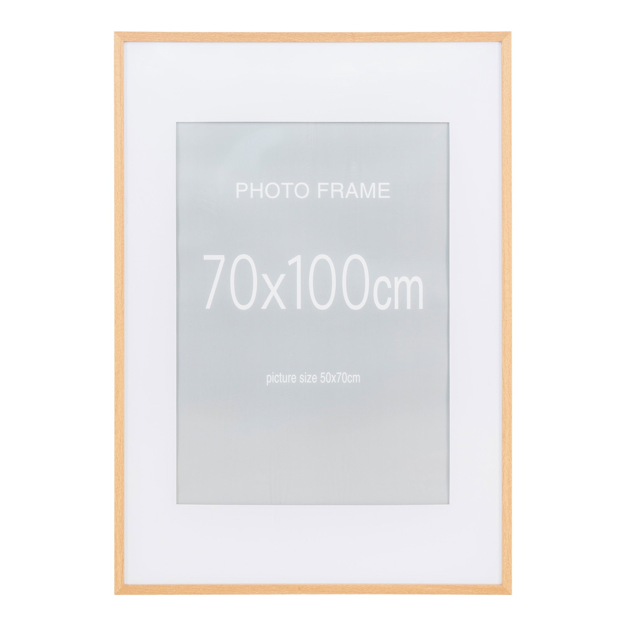Cadre photo Marbella naturel 70x100 cm lot de 5