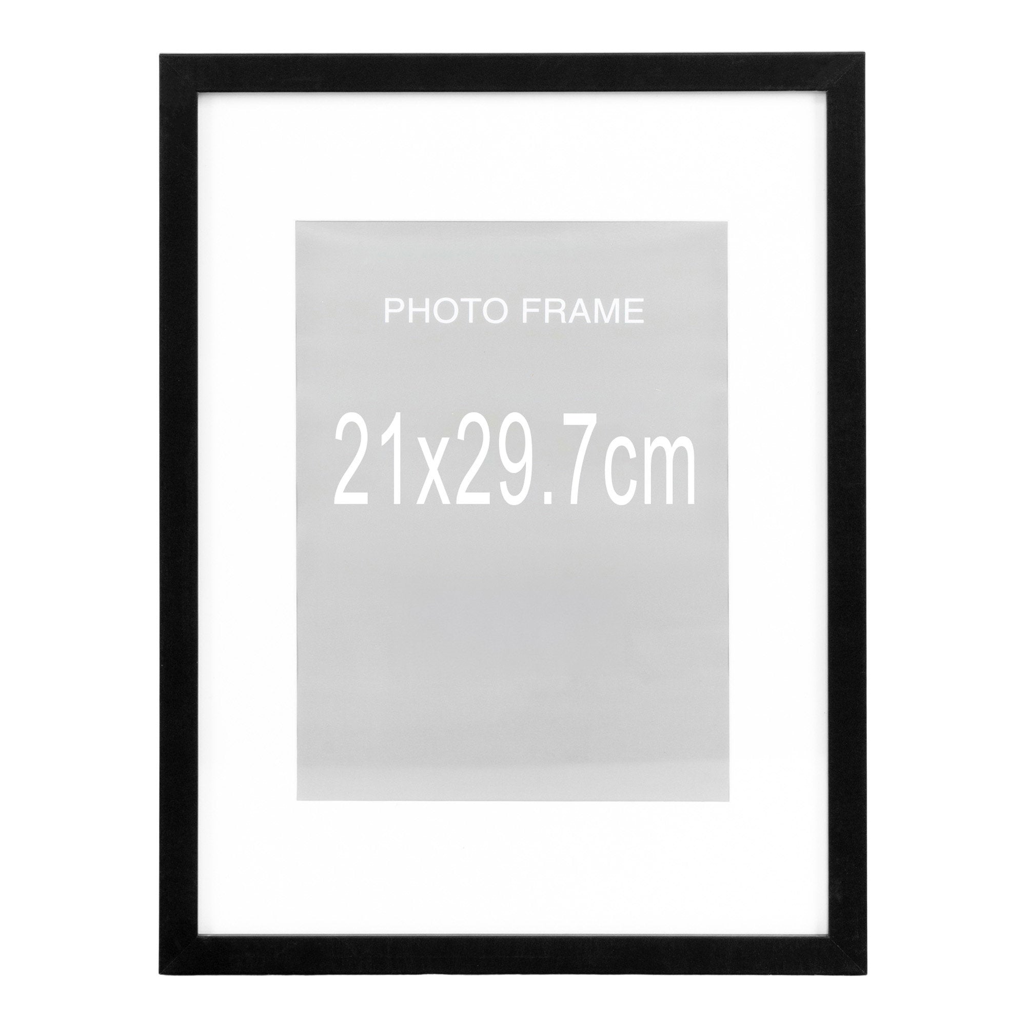 Cadre photo Marbella noir 21x30 cm lot de 5