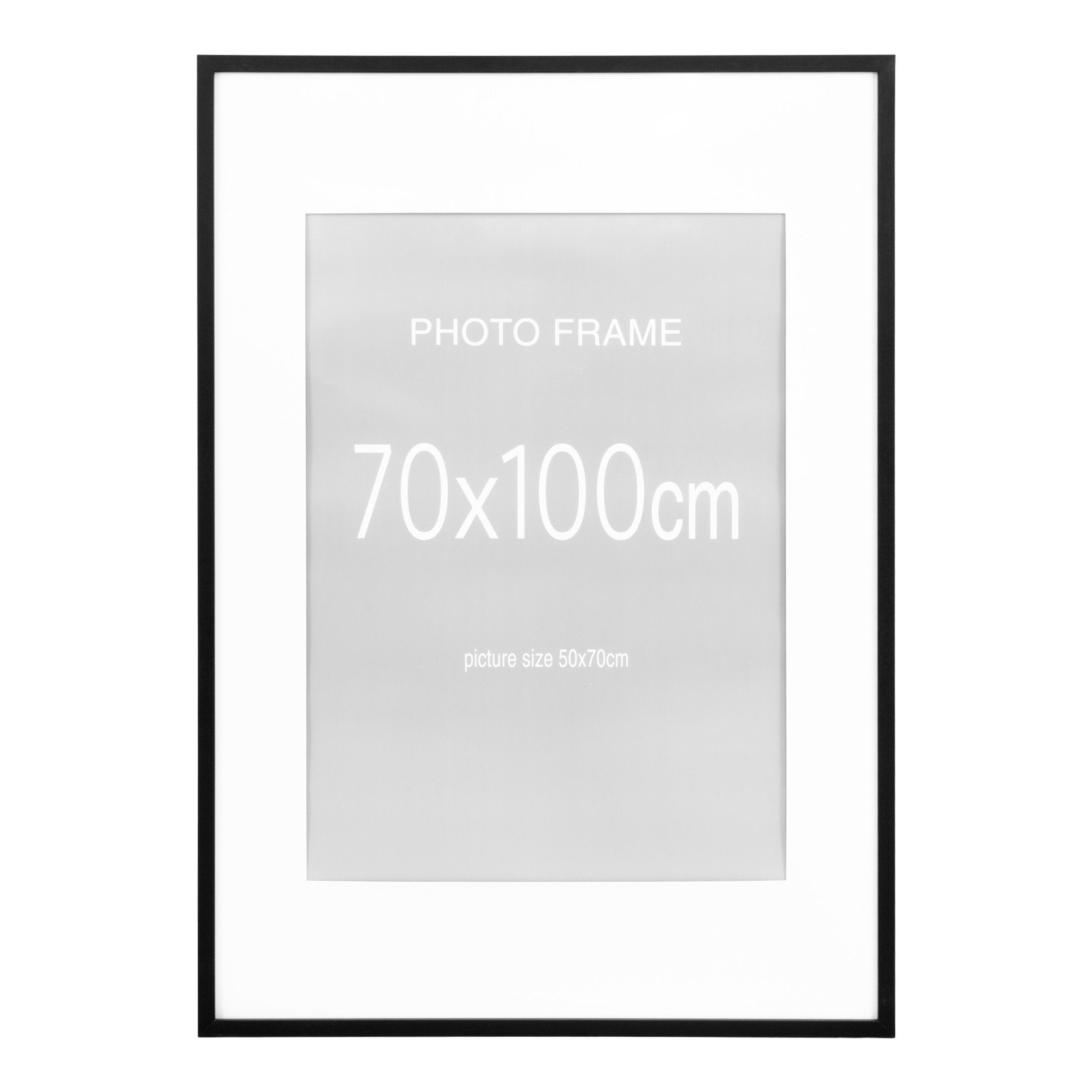 Cadre photo Marbella noir 70x100 cm lot de 5