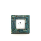 Cadre photo Ocean Ripple en os turquoise 10x10 cm