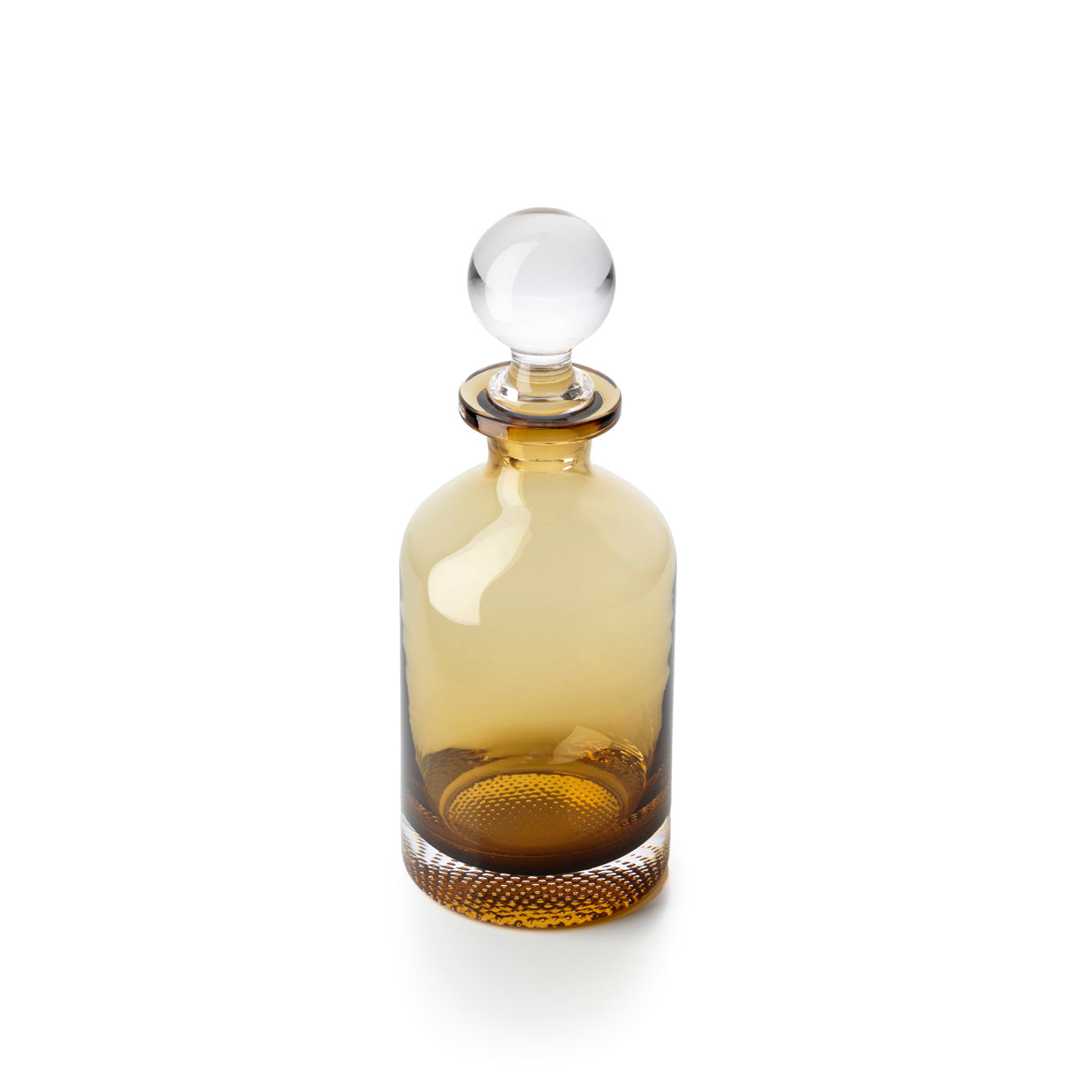 Carafe à bouchon en verre ambré 27 cm, vue 3