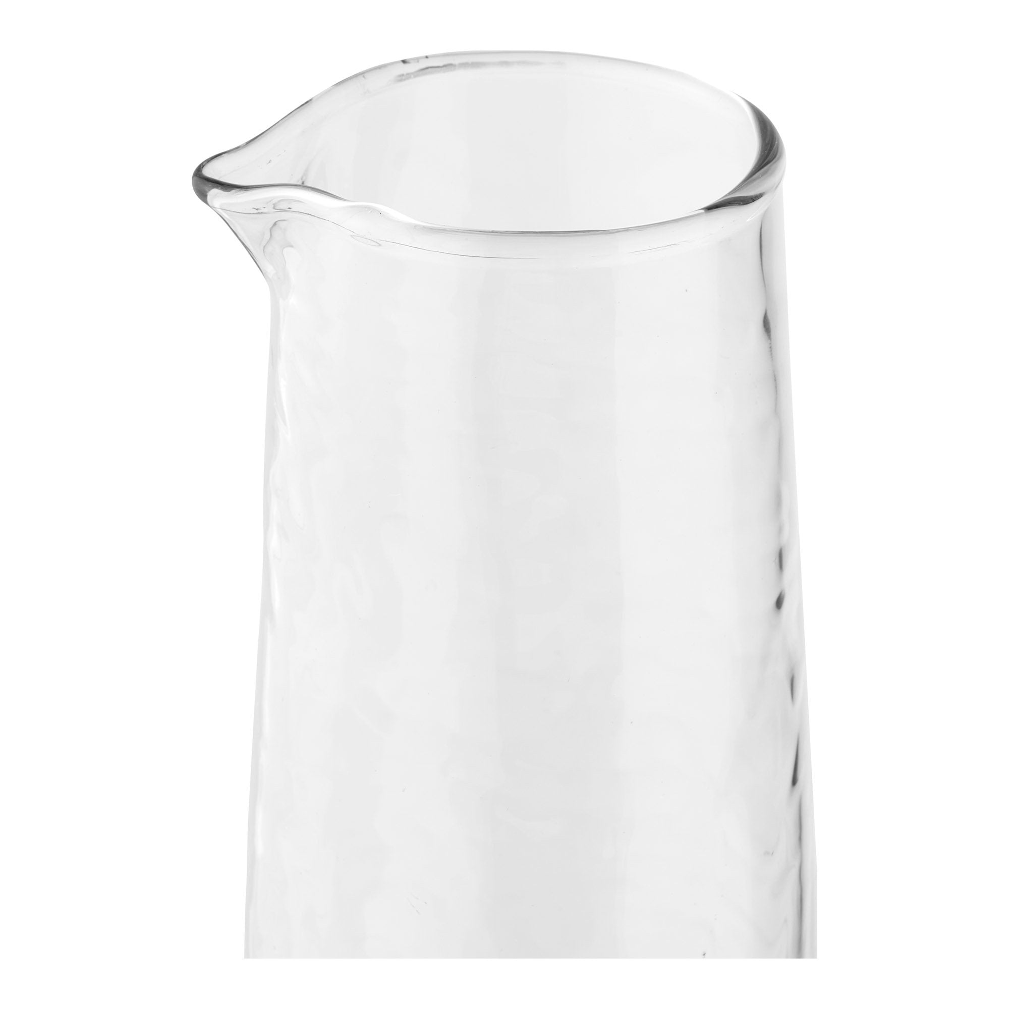 Carafe Nalanda verre martelé 1 litre vue de face