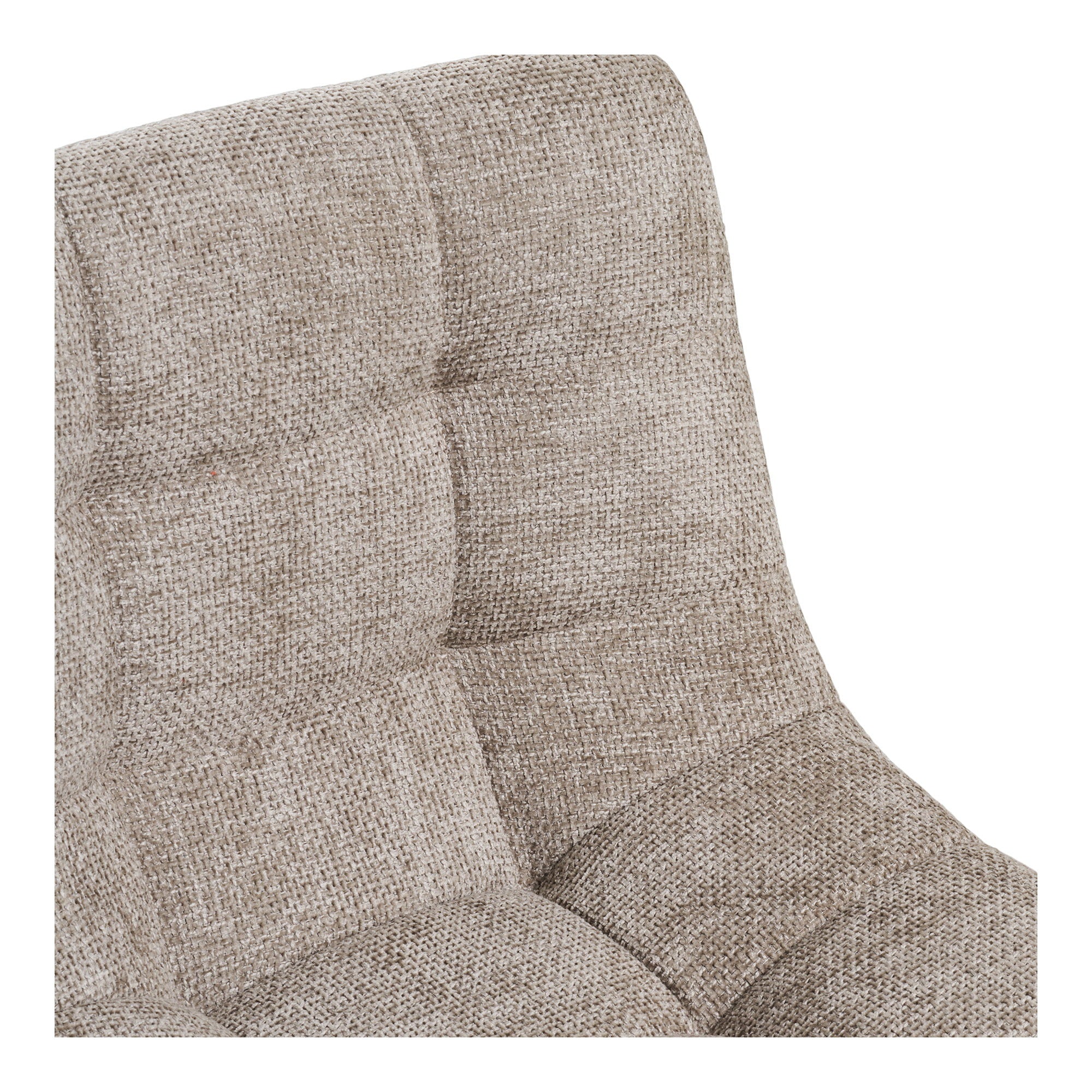 Chaise de bar Middelfart bouclé gris réglable pivotant lot de 2 vue de détail