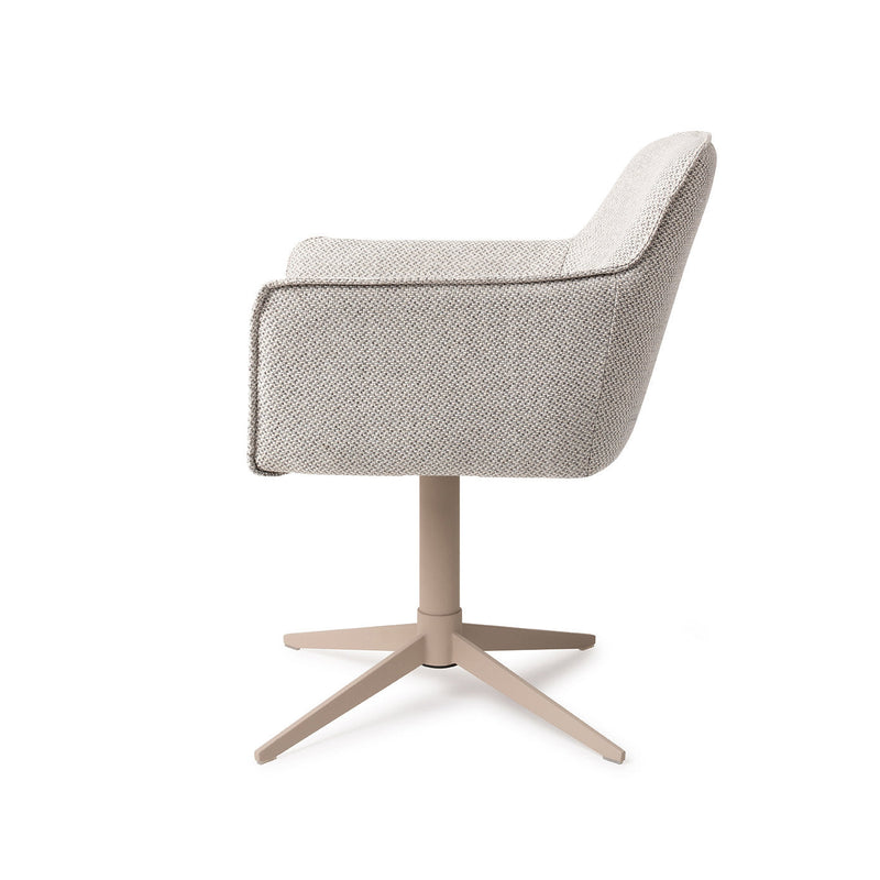 Dimensions Chaise de salle à manger Hofu tissu pied central