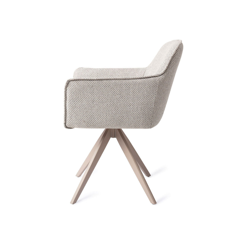 Dimensions Chaise de salle à manger Hofu tissu pivotante