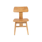 Chaise de salle à manger LovYa en teck, vue 3