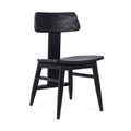 Chaise de salle à manger LovYa en teck noir