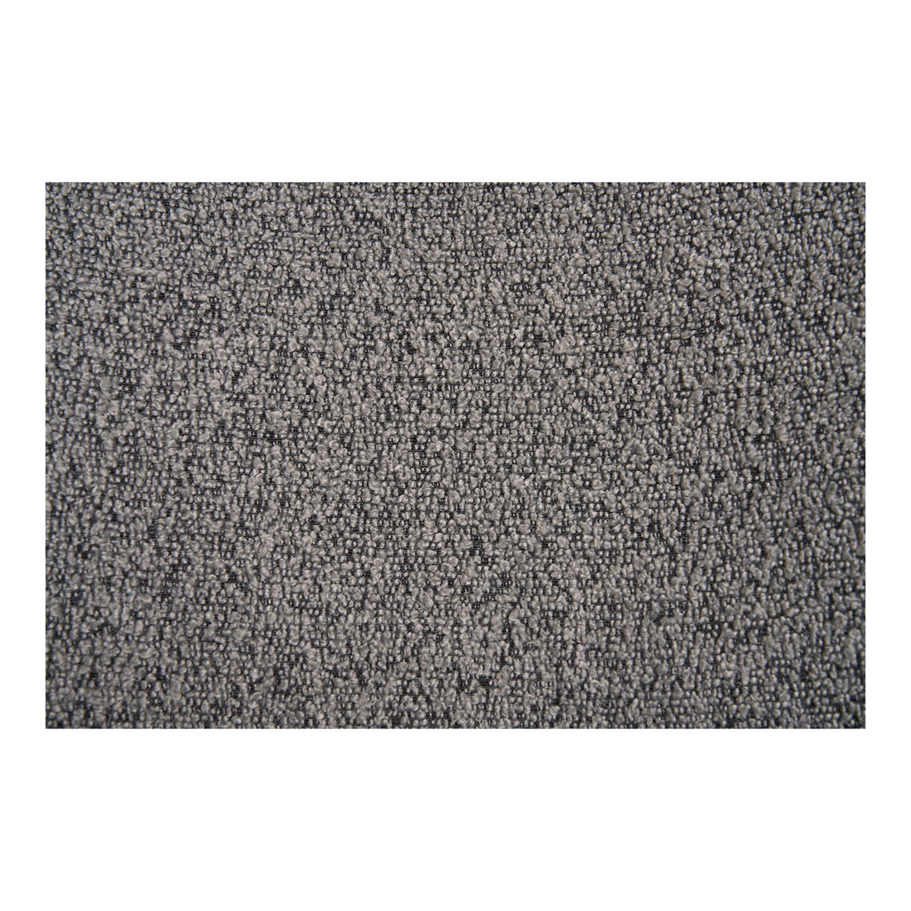 Détail bouclé gris clair