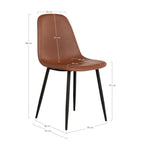 Dimensions chaise Stockholm hauteur 88 cm largeur 44 cm hauteur assise 47 cm