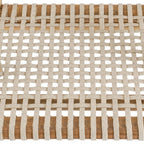 Chaise de salle à manger Trikeri en teck recyclé, vue 6
