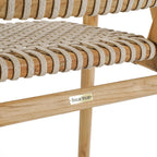 Chaise de salle à manger Trikeri en teck recyclé, vue 7