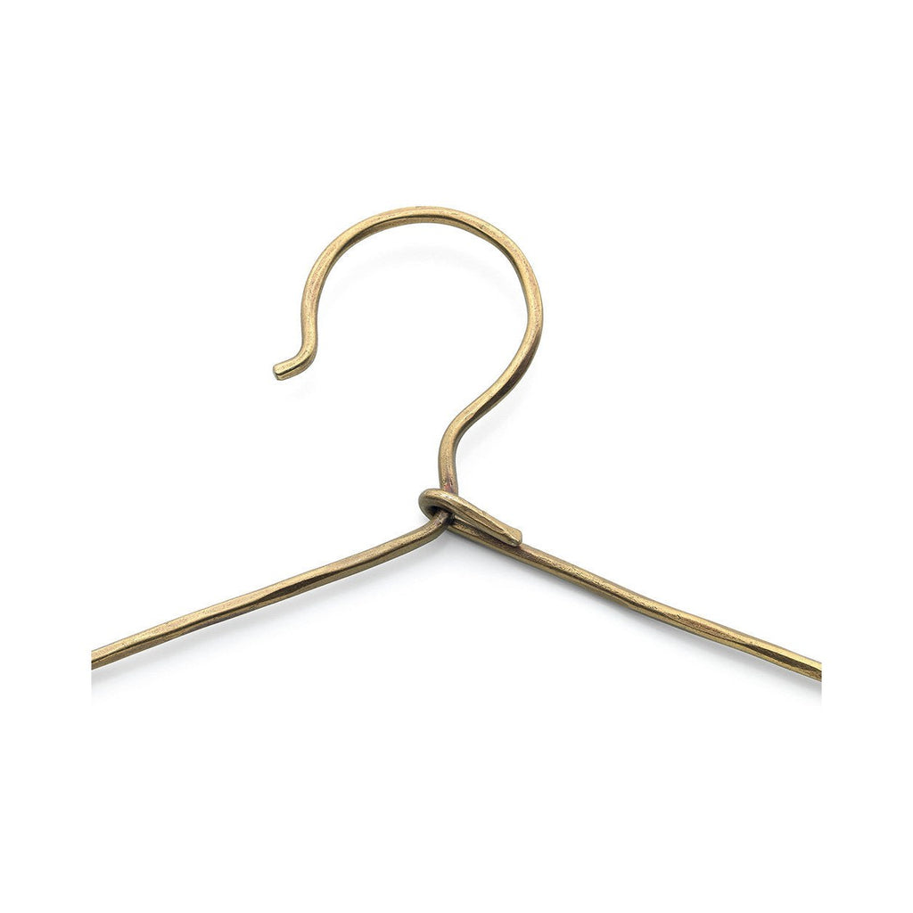 Cintre en laiton massif 34 cm en situation