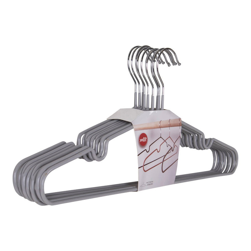 Dimensions Massa Grey Metal Hanger – Set of 10