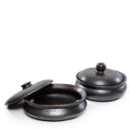 Cocotte couverte en terre cuite noircie 24 cm, vue 5