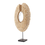 Collier de cauris Réunion sur socle 40 cm, vue 5