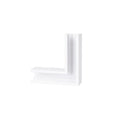 Connecteur d'angle à 90° Magnetic en saillie profil bas blanc