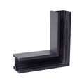 Connecteur d'angle à 90° Magnetic en saillie profil bas noir