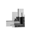 Connecteur d'angle à 90° Magnetic encastré noir