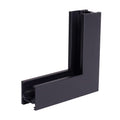 Connecteur d'angle plafond-mur Magnetic en saillie profil bas noir