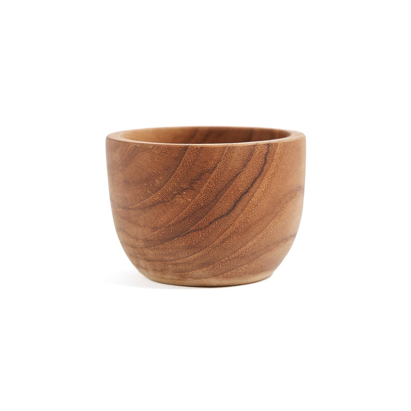 Dimensions Coquetier en teck massif 5 cm
