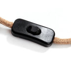 Cordon de suspension à brancher en jute naturel 450 cm, vue 3