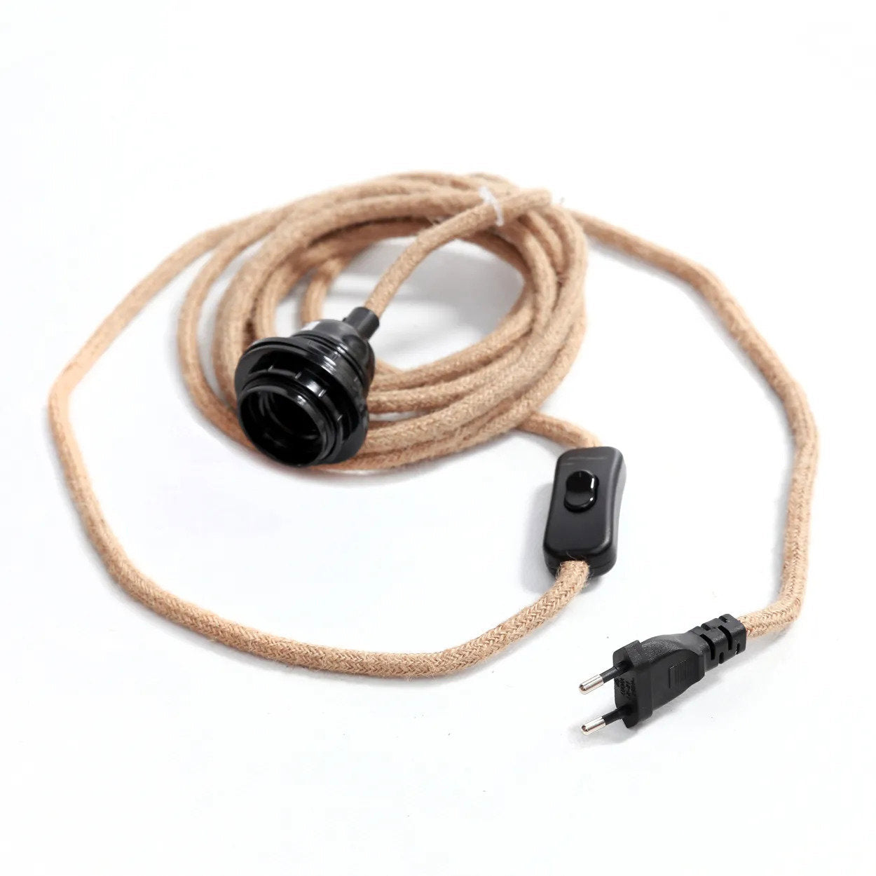 Cordon de suspension à brancher en jute naturel 450 cm, vue 4