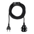 Cordon de suspension à brancher noir 450 cm