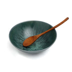 Coupe Aqua en grès vert profond 27 cm, vue 3