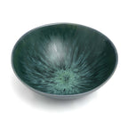 Coupe Aqua en grès vert profond 27 cm, vue 5