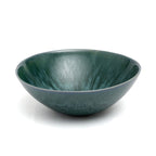 Coupe Aqua en grès vert profond 27 cm