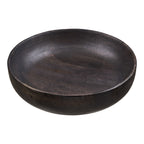 Coupe décorative Kullu manguier brun foncé 26 cm vue de face