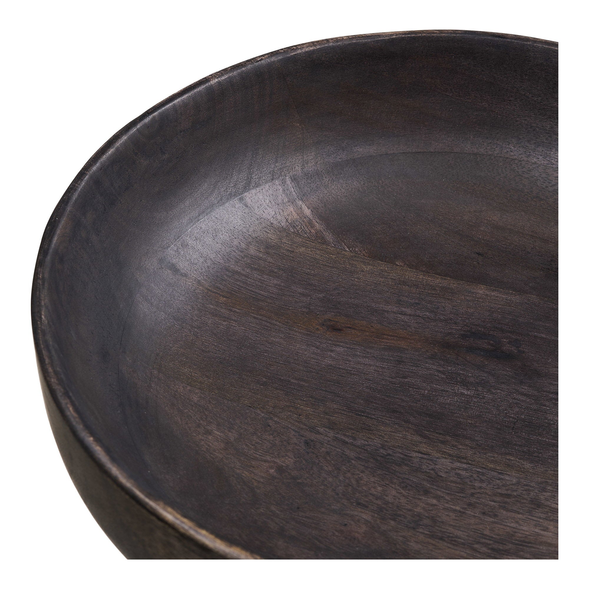 Coupe décorative Kullu manguier brun foncé 26 cm vue de détail