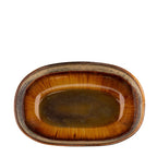 Coupe ovale Comporta en grès 25 cm, vue 3