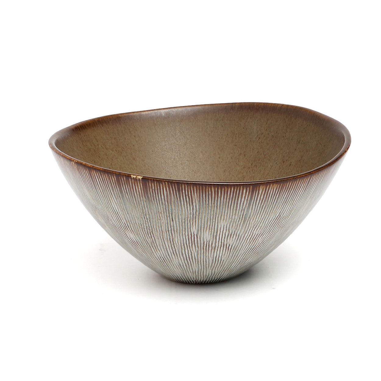 Coupe Peniche en grès strié 19 cm