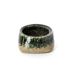 Coupe à planter Moss en grès vert 16 cm, vue 3