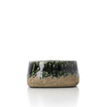 Coupe à planter Moss en grès vert 16 cm