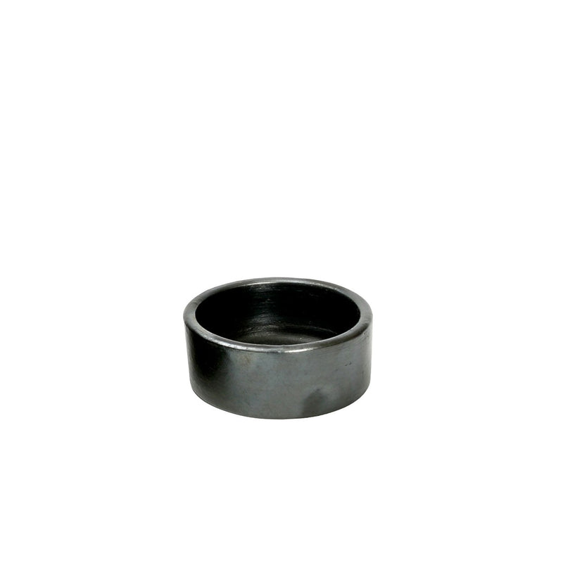 Dimensions Coupelle cylindrique en terre cuite noircie 10 cm